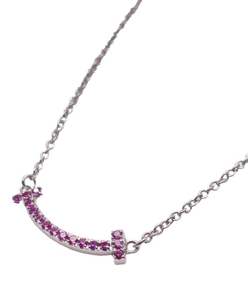 TIFFANY & Co.（ティファニー）TIFFANY & Co. (ティファニー) T スマイル ネックレス マイクロ サイズ:マイクロの古着・服飾アイテム