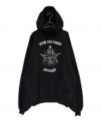 BALENCIAGAバレンシアガ）の古着「Gothic Bomber Hoodie」｜ブラック