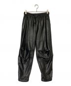 ALEXANDER WANGアレキサンダー・ワン）の古着「Baggy Leather Joggers」｜ブラック