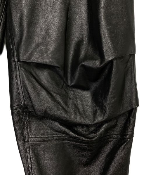 ALEXANDER WANG（アレキサンダー・ワン）ALEXANDER WANG (アレキサンダーワン) Baggy Leather Joggers ブラック サイズ:Sの古着・服飾アイテム
