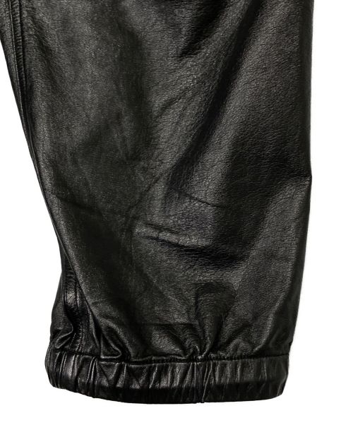 ALEXANDER WANG（アレキサンダー・ワン）ALEXANDER WANG (アレキサンダーワン) Baggy Leather Joggers ブラック サイズ:Sの古着・服飾アイテム