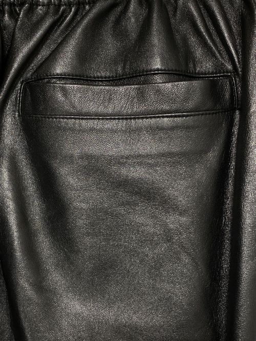 ALEXANDER WANG（アレキサンダー・ワン）ALEXANDER WANG (アレキサンダーワン) Baggy Leather Joggers ブラック サイズ:Sの古着・服飾アイテム
