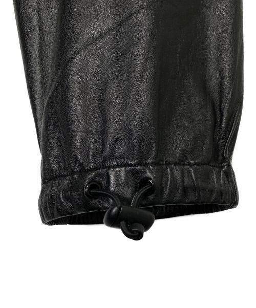 ALEXANDER WANG（アレキサンダー・ワン）ALEXANDER WANG (アレキサンダーワン) Baggy Leather Joggers ブラック サイズ:Sの古着・服飾アイテム