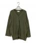 1er Arrondissement（プルミエ アロンディスモン）の古着「スリットカーディガン」｜グリーン