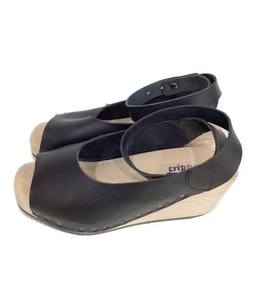 Trippen（トリッペン）Trippen (トリッペン) ORINOCO ウッドソールサンダル ブラック サイズ:36の古着・服飾アイテム