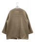 UNTITLED (アンタイトル) ノーカラーコクーンコート ブラウン サイズ:SIZE 42：8000円