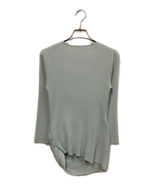 EPOCA（エポカ）EPOCA (エポカ) ドレープニットトップス ライトグリーン サイズ:SIZE 40の古着・服飾アイテム