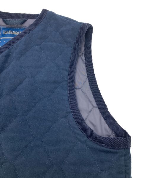 LAVENHAM（ラベンハム）LAVENHAM (ラベンハム) キルティングベスト ネイビー サイズ:38　10の古着・服飾アイテム