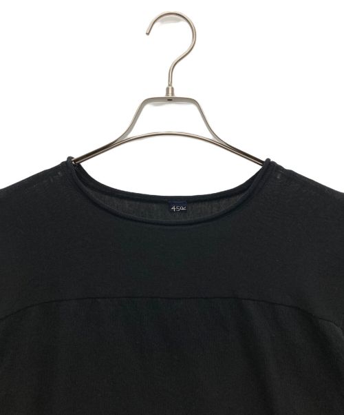 45R（フォーティファイブ・アール）45R (フォーティーファイブアール) アイスコットンアメフトTシャツ ブラック サイズ:SIZE　２の古着・服飾アイテム
