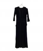 ETRE TOKYOエトレトウキョウ）の古着「レーシーニットワンピース」｜ブラック