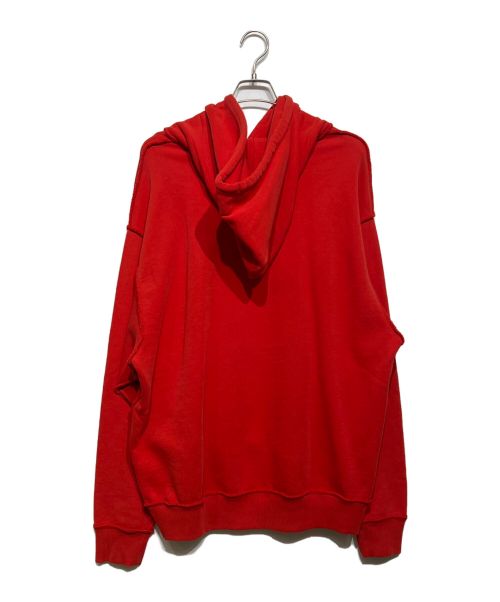 myne（マイン）myne (マイン) TOMMY JEANS (トミージーンズ) プルオーバーパーカー レッド サイズ:Lの古着・服飾アイテム