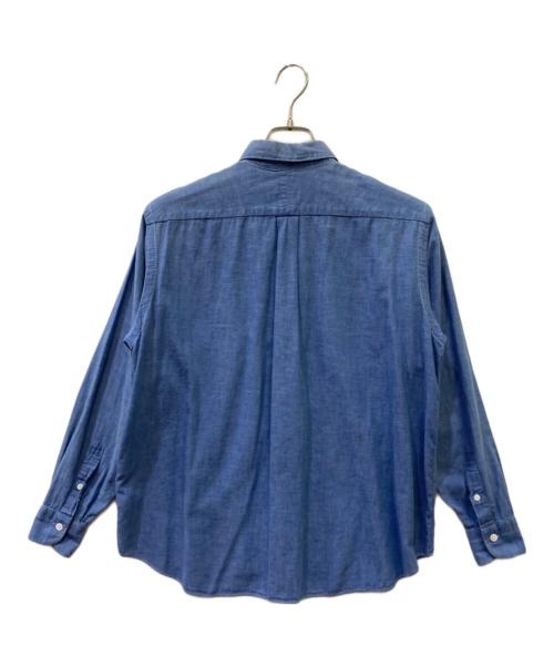 COMOLI（コモリ）COMOLI (コモリ) ベタシャンコモリシャツ ブルーの古着・服飾アイテム