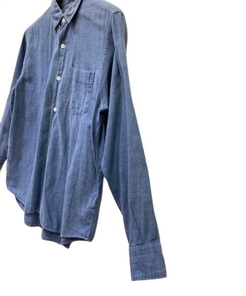 COMOLI（コモリ）COMOLI (コモリ) ベタシャンコモリシャツ ブルーの古着・服飾アイテム