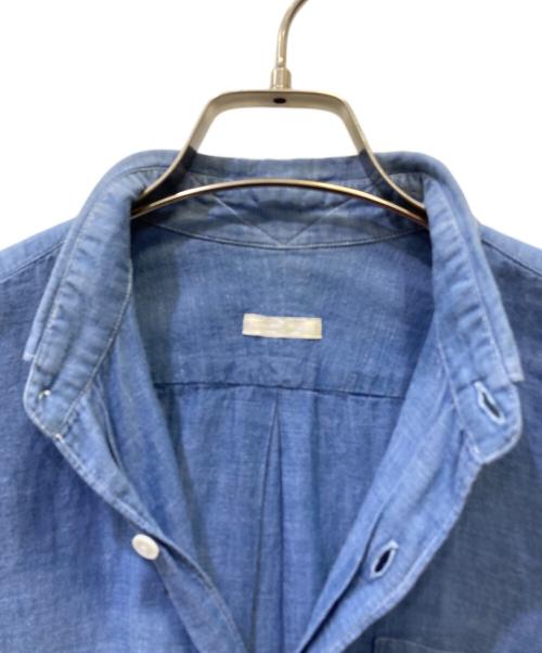 COMOLI（コモリ）COMOLI (コモリ) ベタシャンコモリシャツ ブルーの古着・服飾アイテム