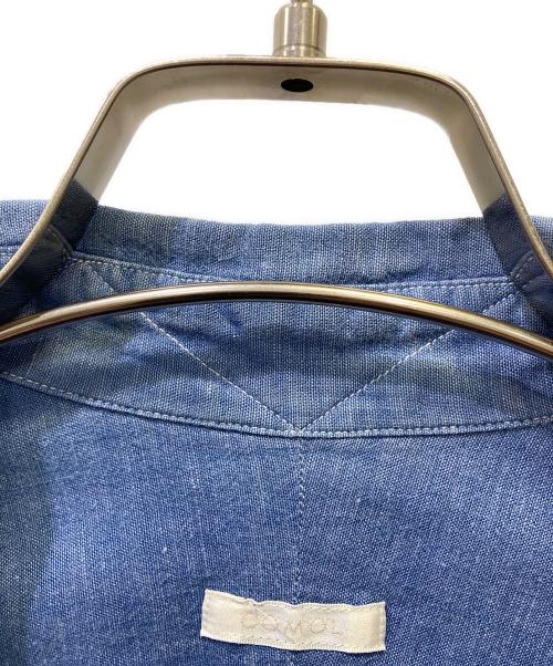 COMOLI（コモリ）COMOLI (コモリ) ベタシャンコモリシャツ ブルーの古着・服飾アイテム