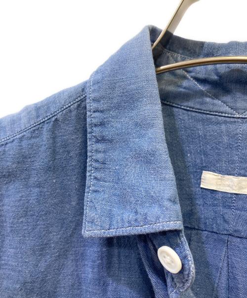 COMOLI（コモリ）COMOLI (コモリ) ベタシャンコモリシャツ ブルーの古着・服飾アイテム