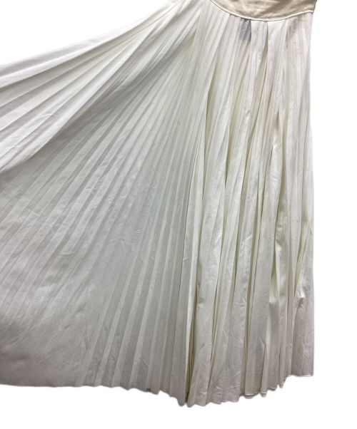 ATON（エイトン）ATON (エイトン) プリーツスカート ホワイト サイズ:1の古着・服飾アイテム
