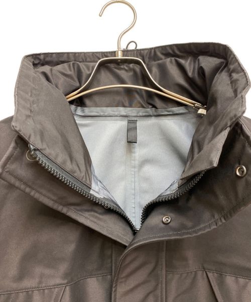 COMOLI（コモリ）COMOLI (コモリ) 23AW 3 LAYERS COTTON SILK PARKA（スリーレイヤーズコットンシルクパーカ） ブラック サイズ:2の古着・服飾アイテム