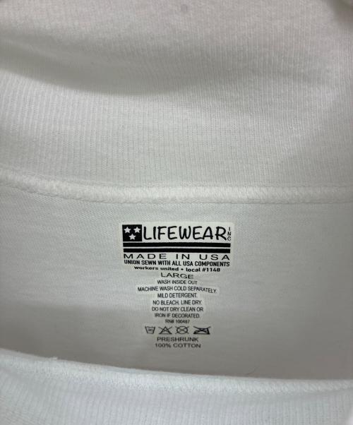 ENNOY（エンノイ）ENNOY (エンノイ) LIFEWEAR TURTLE NECK USA製 タートルネックカットソー ホワイト サイズ:Lの古着・服飾アイテム