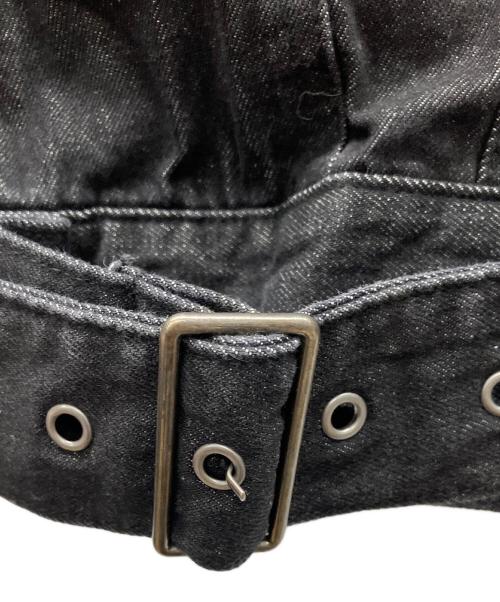 Ezick（エジック）Ezick (エジック) Mode denim punching ショートジャケット ブラック サイズ:Ｆの古着・服飾アイテム