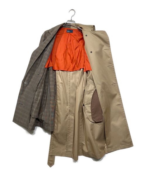 KOLOR（カラー）KOLOR (カラー) ドッキングトレンチコート ベージュ サイズ:2の古着・服飾アイテム