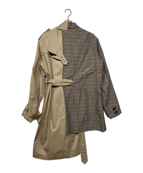 KOLOR（カラー）KOLOR (カラー) ドッキングトレンチコート ベージュ サイズ:2の古着・服飾アイテム