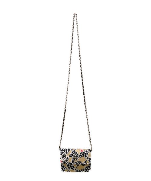CHANEL（シャネル）CHANEL (シャネル) チェッカーフラップショルダーケース ベージュ サイズ:12の古着・服飾アイテム
