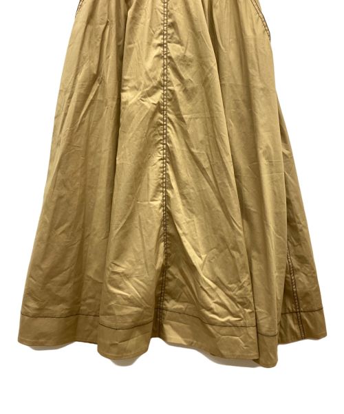 Diagram GRACE CONTINENTAL（ダイアグラム グレースコンチネンタル）Diagram GRACE CONTINENTAL (ダイアグラム グレースコンチネンタル) ベルテッドフレアワンピース ベージュ サイズ:36の古着・服飾アイテム