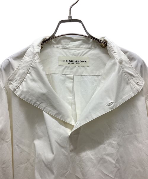 THE SHINZONE（ザ シンゾーン）THE SHINZONE (ザ シンゾーン) GRANDPAシャツ ホワイト サイズ:34の古着・服飾アイテム