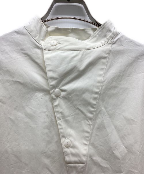 THE SHINZONE（ザ シンゾーン）THE SHINZONE (ザ シンゾーン) GRANDPAシャツ ホワイト サイズ:34の古着・服飾アイテム