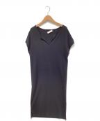 Crucianiクルチアーニ）の古着「フレンチスリーブワンピース」｜ブラック