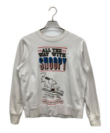 PEANUTS×MARC JACOBS（ピーナッツ×マークジェイコブズ）の古着「プリントスウェット」｜ホワイト
