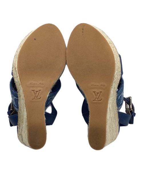 LOUIS VUITTON（ルイ ヴィトン）LOUIS VUITTON (ルイ ヴィトン) スターボードラインサンダル インディゴ サイズ:34の古着・服飾アイテム