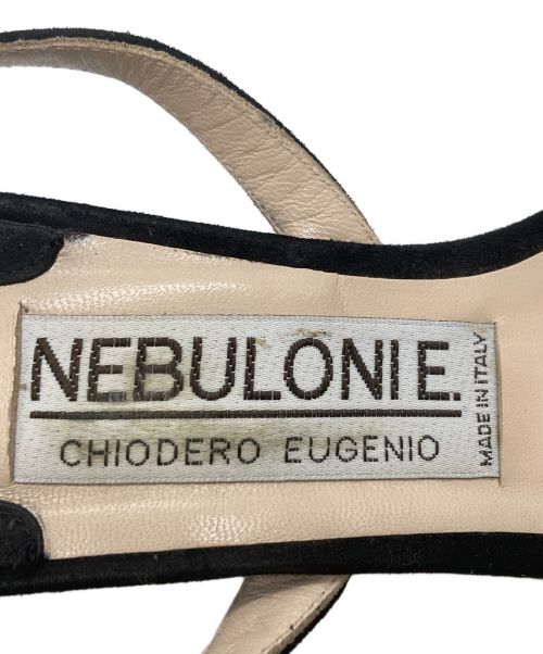 NEBULONIE（ネブローニ）NEBULONIE (ネブローニ) ストラップサンダル ブラック サイズ:35 1/2の古着・服飾アイテム