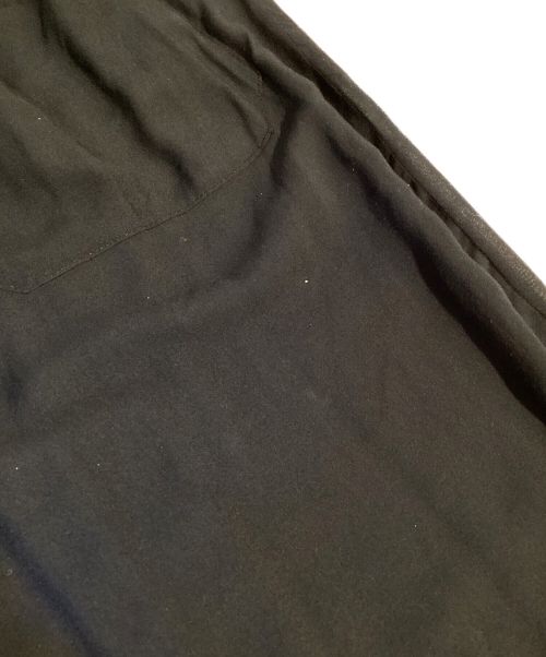 Yohji Yamamoto pour homme（ヨウジヤマモト プールオム）Yohji Yamamoto pour homme (ヨウジヤマモト プールオム) RAYON WIDE  PANTS（レーヨンワイドパンツ） ブラック サイズ:3の古着・服飾アイテム