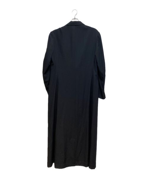 Yohji Yamamoto pour homme（ヨウジヤマモト プールオム）Yohji Yamamoto pour homme (ヨウジヤマモト プールオム) ウールギャバ5Bロングジャケット ブラック サイズ:3の古着・服飾アイテム
