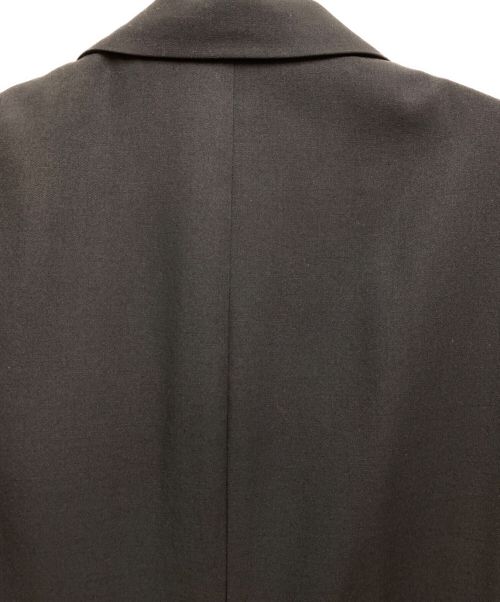 Yohji Yamamoto pour homme（ヨウジヤマモト プールオム）Yohji Yamamoto pour homme (ヨウジヤマモト プールオム) ウールギャバ5Bロングジャケット ブラック サイズ:3の古着・服飾アイテム