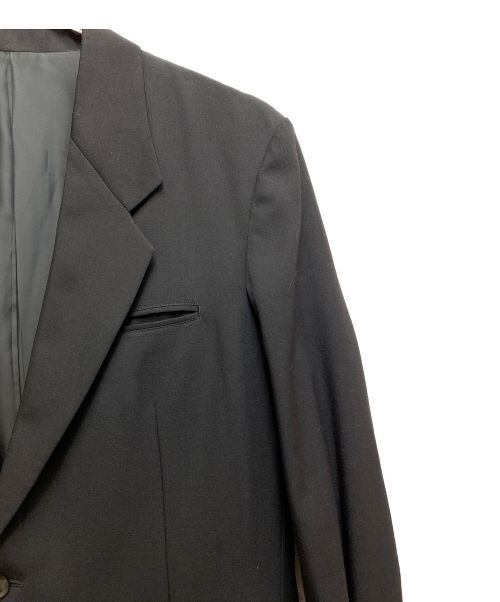 Yohji Yamamoto pour homme（ヨウジヤマモト プールオム）Yohji Yamamoto pour homme (ヨウジヤマモト プールオム) ウールギャバ5Bロングジャケット ブラック サイズ:3の古着・服飾アイテム
