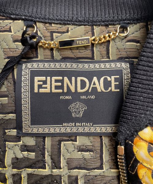 FENDI（フェンディ）FENDI (フェンディ) VERSACE (ヴェルサーチェ) ショートボンバージャケット サイズ:38の古着・服飾アイテム