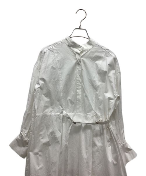 PUBLIC TOKYO（パブリックトウキョウ）PUBLIC TOKYO (パブリックトウキョウ) サイドベルトシャツワンピース ホワイト サイズ:Freeの古着・服飾アイテム