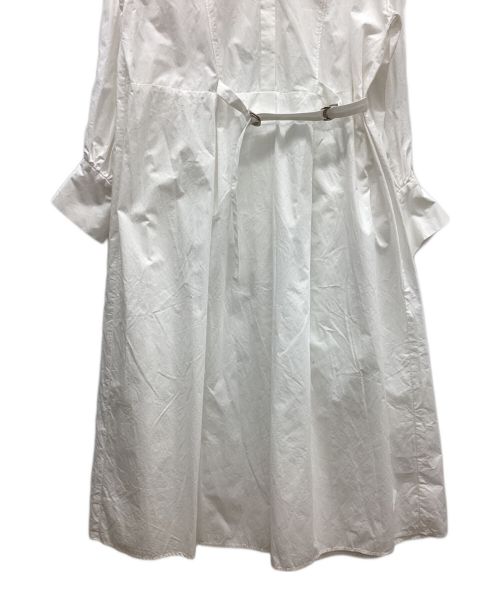 PUBLIC TOKYO（パブリックトウキョウ）PUBLIC TOKYO (パブリックトウキョウ) サイドベルトシャツワンピース ホワイト サイズ:Freeの古着・服飾アイテム