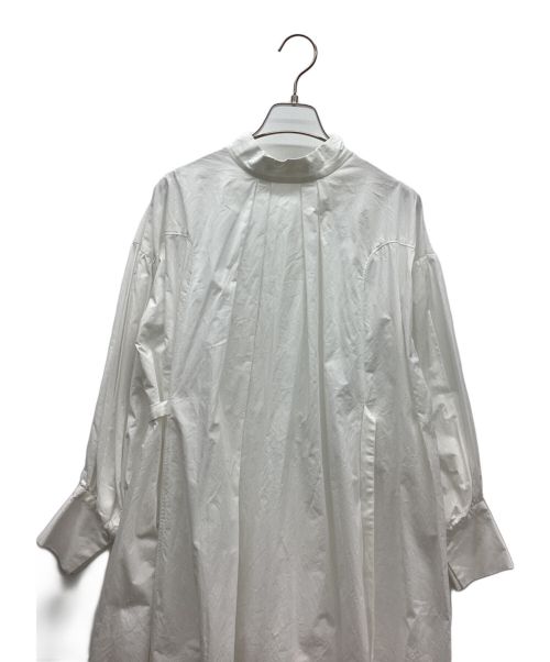 PUBLIC TOKYO（パブリックトウキョウ）PUBLIC TOKYO (パブリックトウキョウ) サイドベルトシャツワンピース ホワイト サイズ:Freeの古着・服飾アイテム