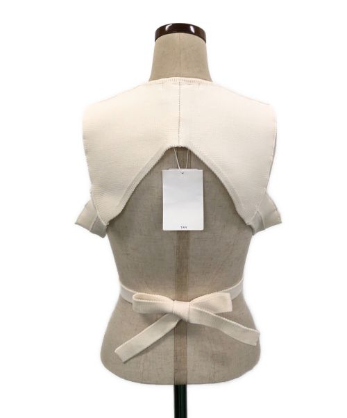 TAN（タン）TAN (タン) CROSS MARK SHORT TOPS アイボリー サイズ:Fの古着・服飾アイテム