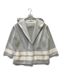 GALERIE VIE（ギャルリーヴィー）の古着「コットンシルク フーデッドコート」｜グレー