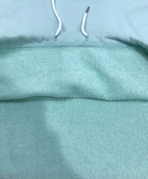 PHEENY（フィーニー）PHEENY (フィーニー) FRENCH TERRY HALF ZIP P/O ライトグリーン サイズ:Fの古着・服飾アイテム