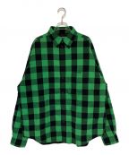 BALENCIAGAバレンシアガ）の古着「シャツジャケット」｜グリーン