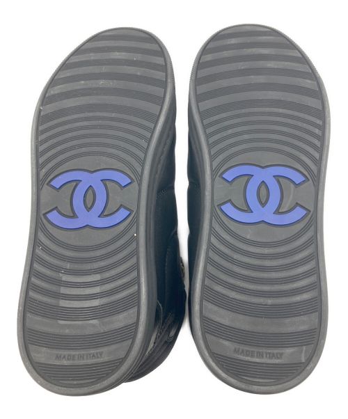 CHANEL（シャネル）CHANEL (シャネル) ハイカットスニーカー ブラック サイズ:36の古着・服飾アイテム