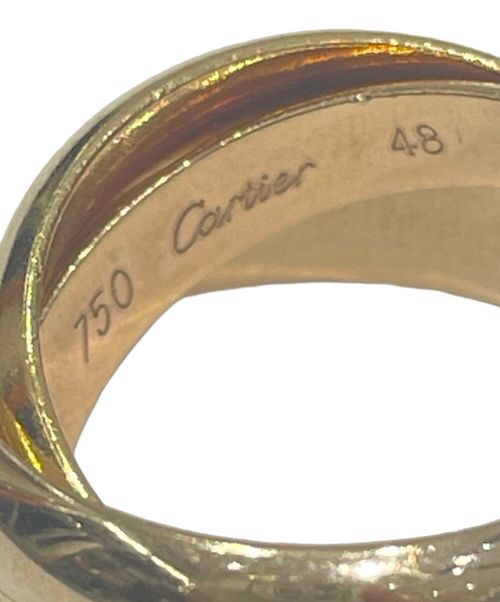 Cartier（カルティエ）Cartier (カルティエ) トリニティリング サイズ:48（約8号）の古着・服飾アイテム