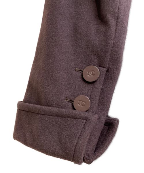 CHANEL（シャネル）CHANEL (シャネル) カシミヤミドルコート ブラウン サイズ:34の古着・服飾アイテム
