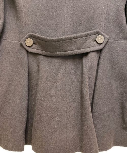 CHANEL（シャネル）CHANEL (シャネル) カシミヤミドルコート ブラウン サイズ:34の古着・服飾アイテム